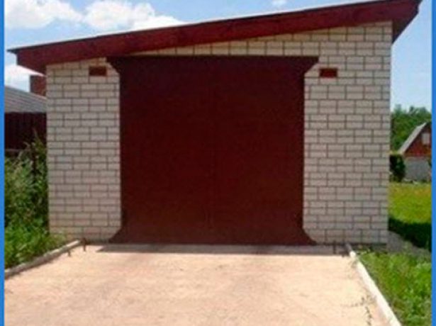 Односхилий дах для гаража: якщо руки не зовсім гаки