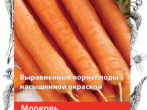 Морква тушон-відмінний універсальний сорт для середньої смуги